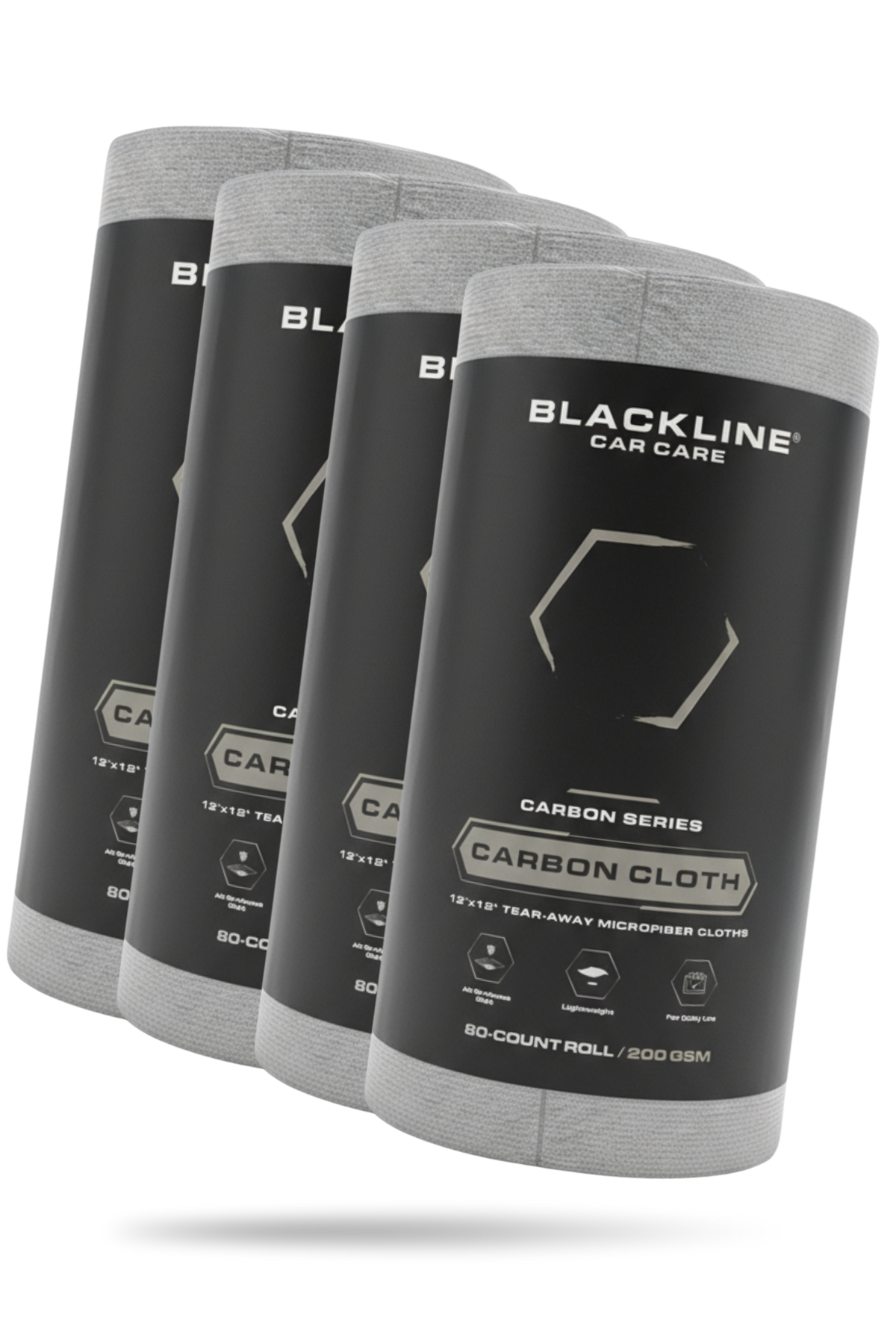 Blackline carbon cloth