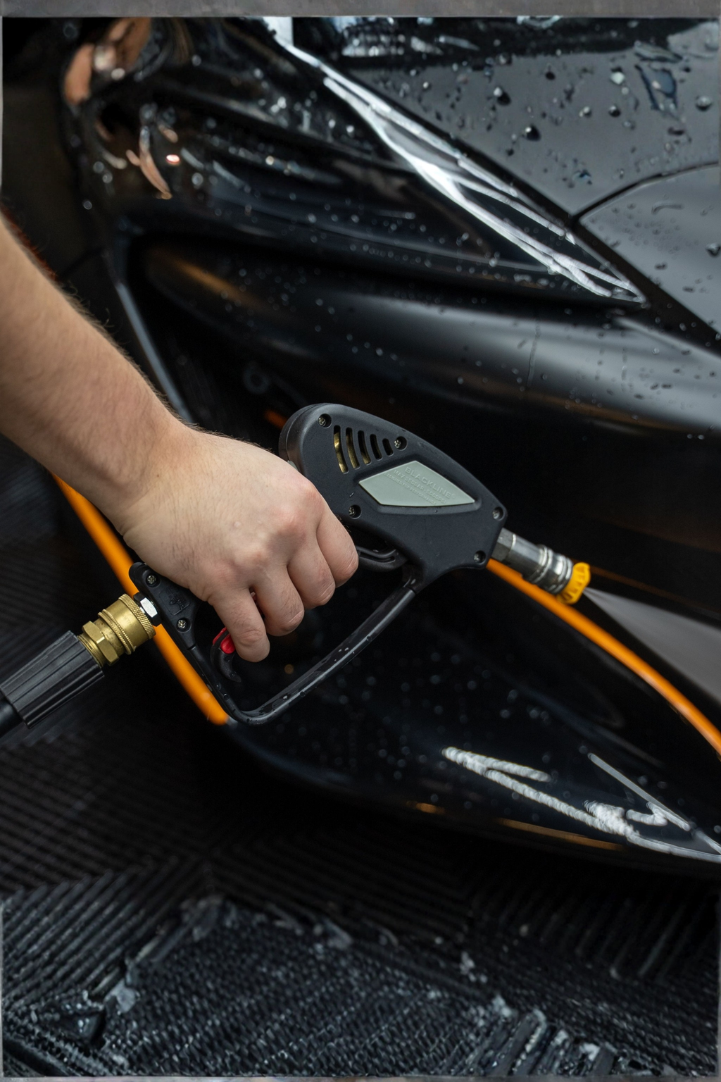 Blackline pressure washer gun