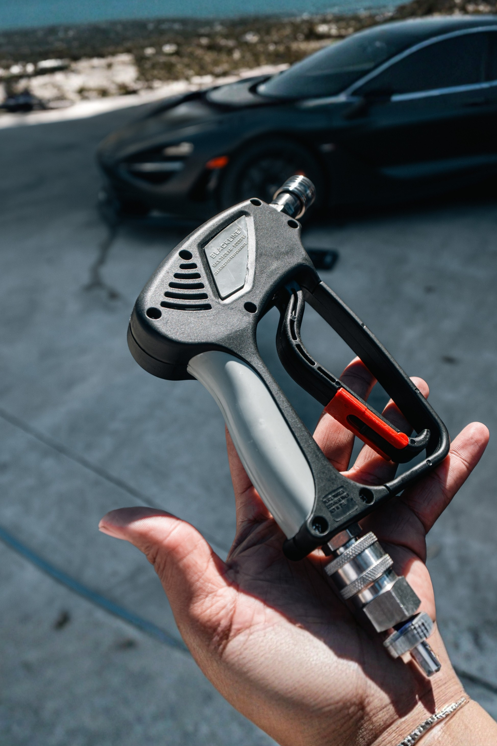 Blackline pressure washer gun