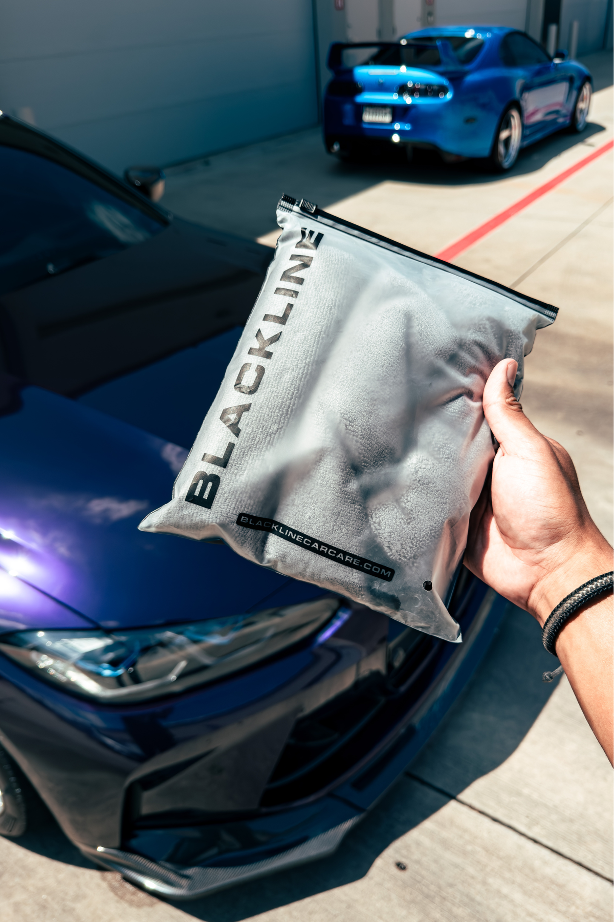 Blackline microfiber towels