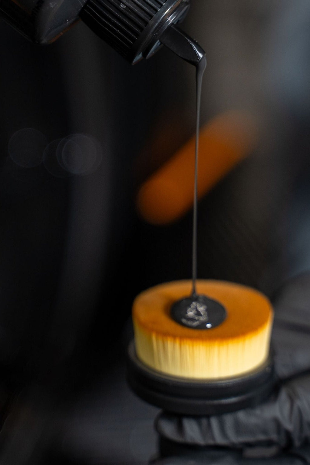 Blackline tire shine brush