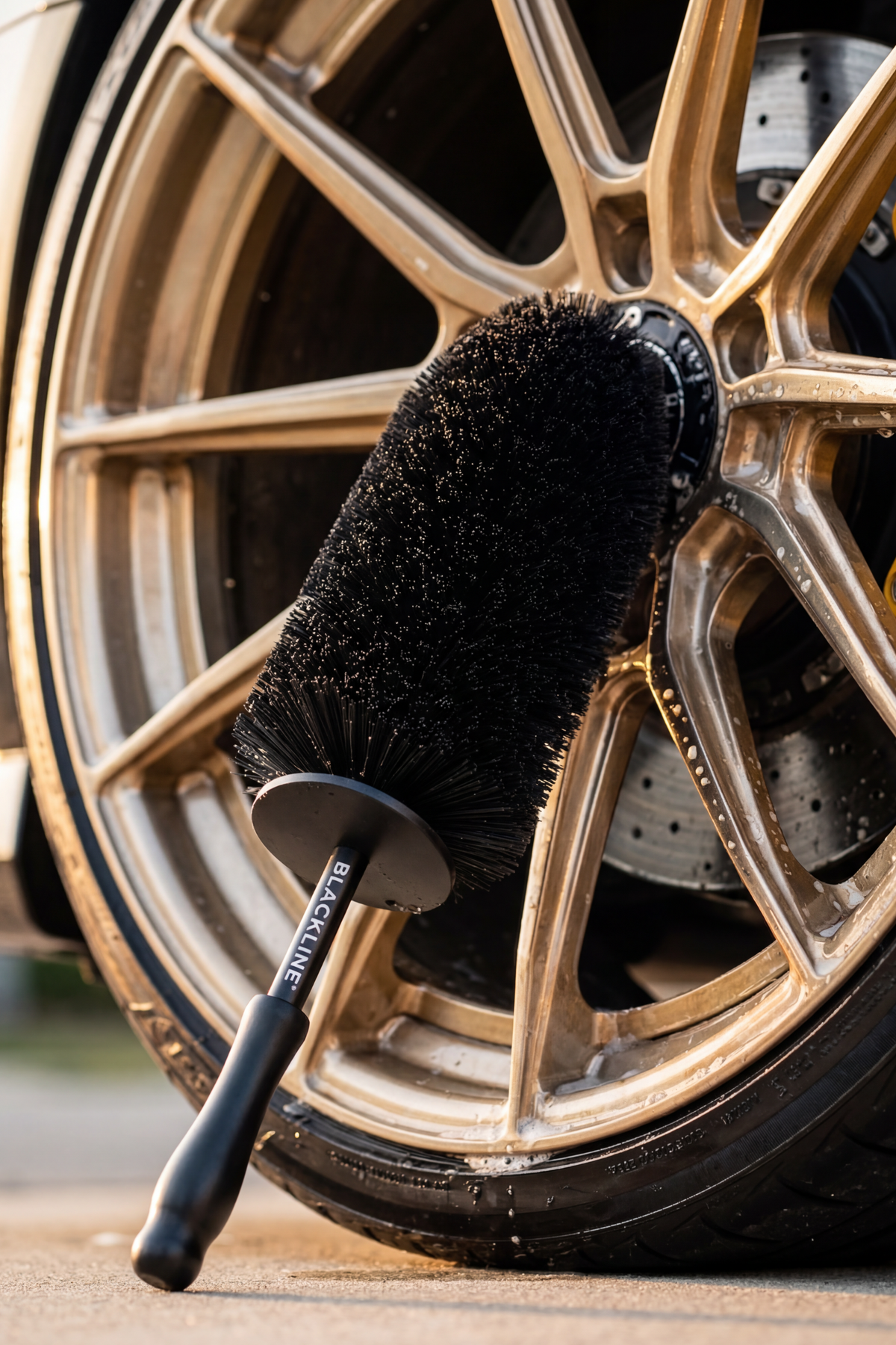 Blackline barrel brush