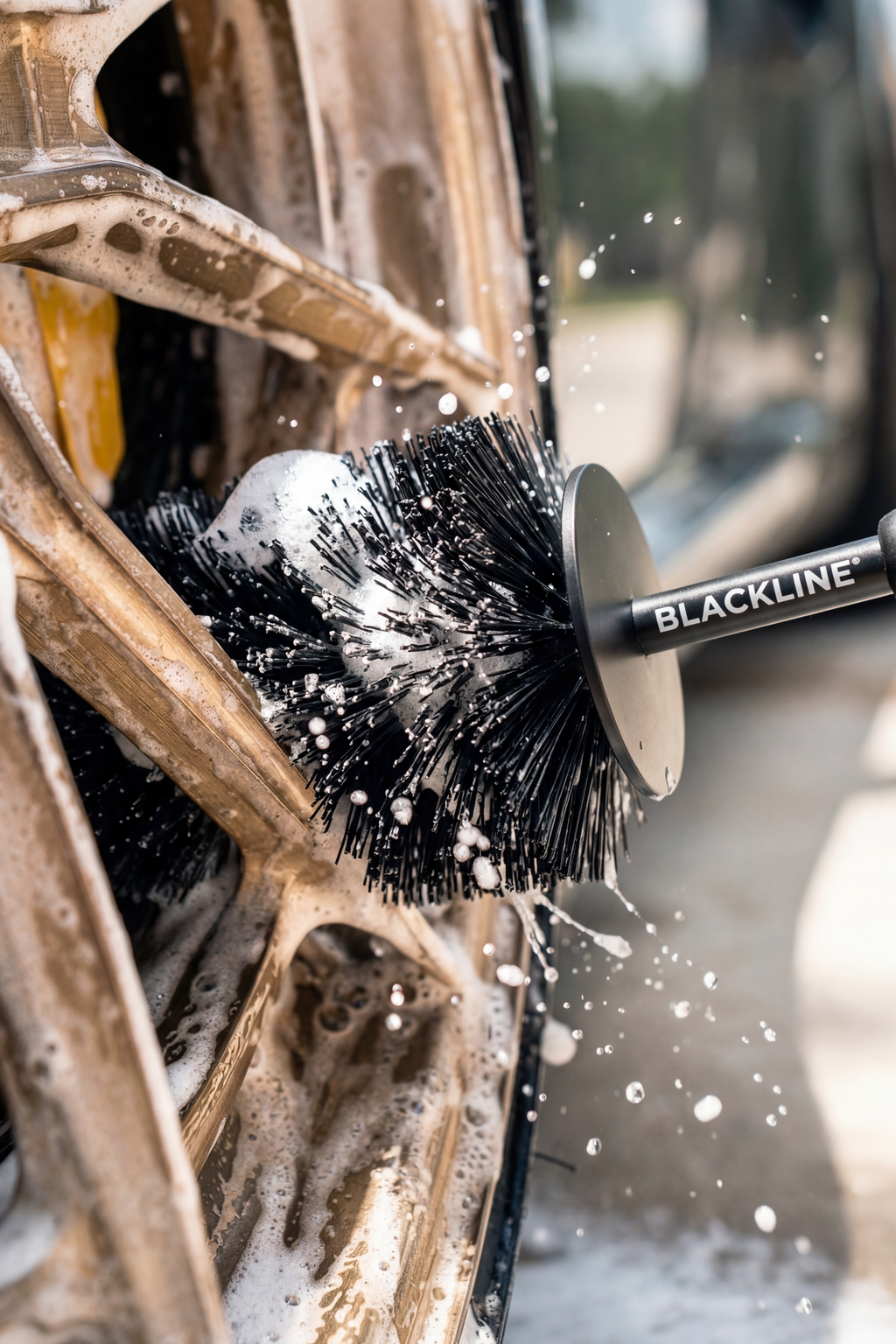 Blackline barrel brush