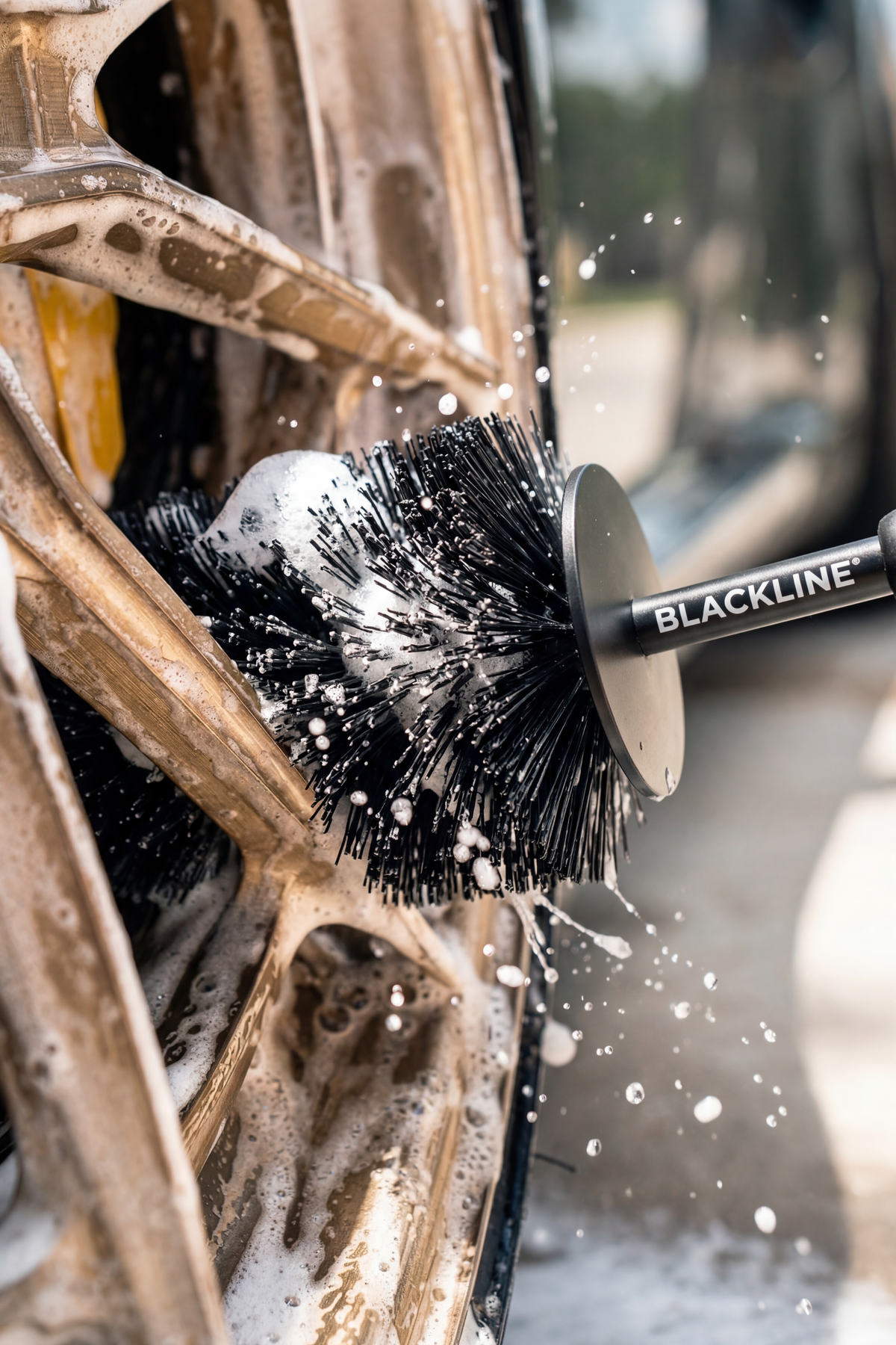Blackline barrel brush