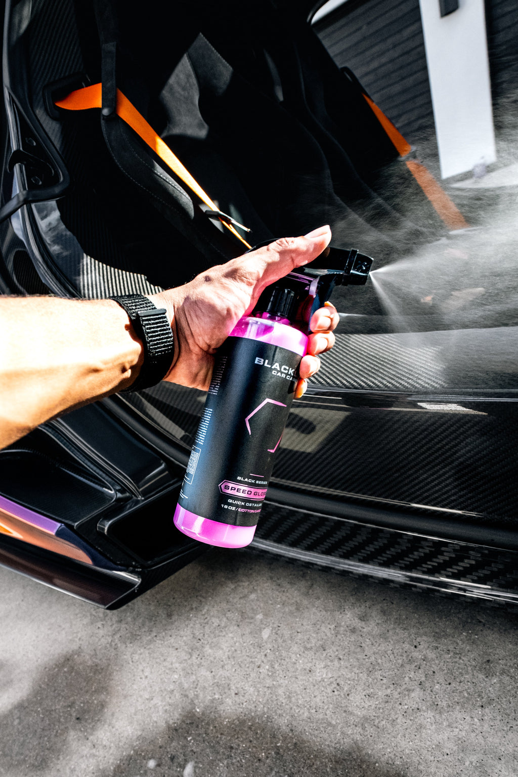 Blackline quick detailer