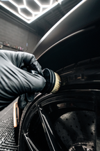 Blackline tire shine brush