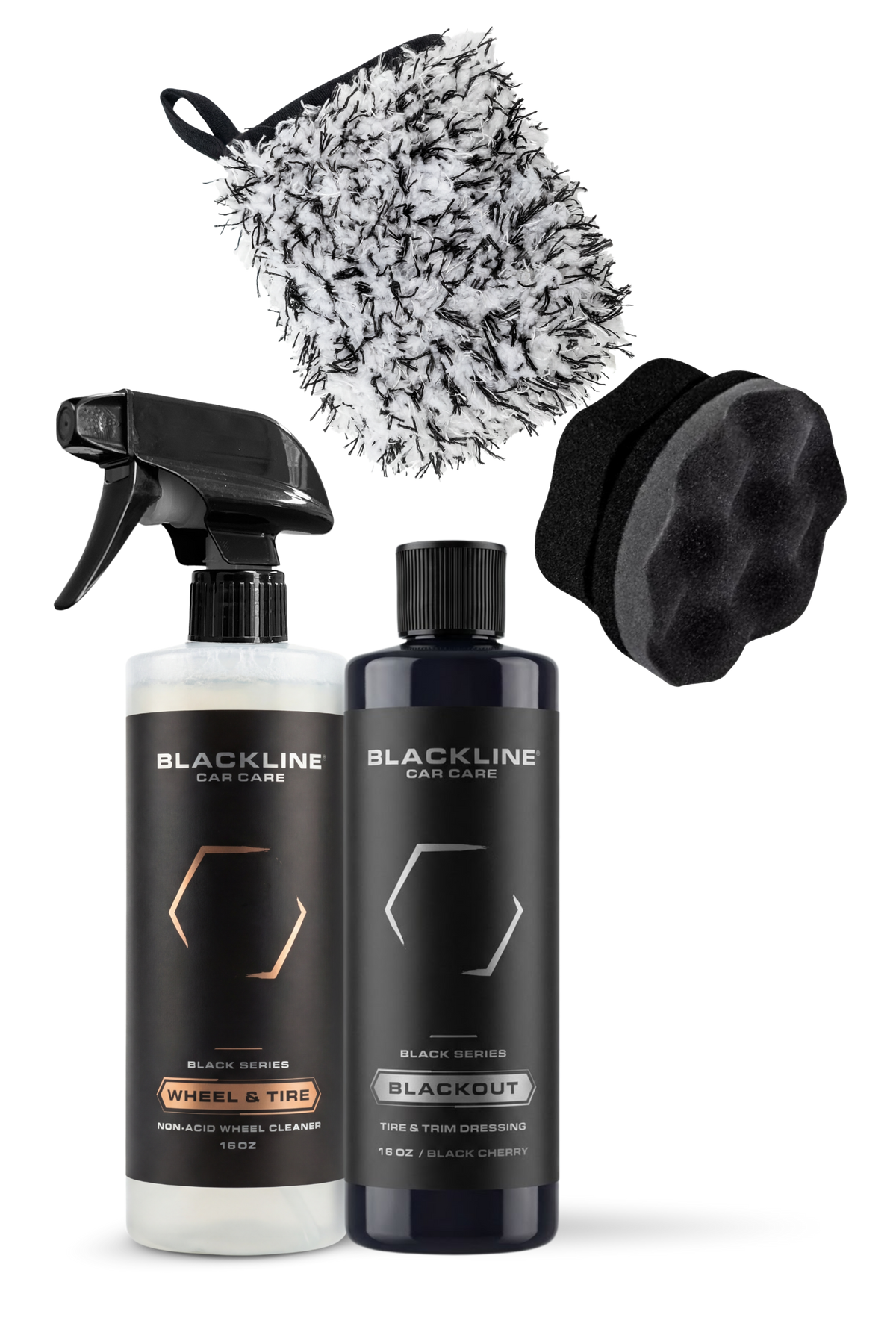 Blackline trim & tire dressing