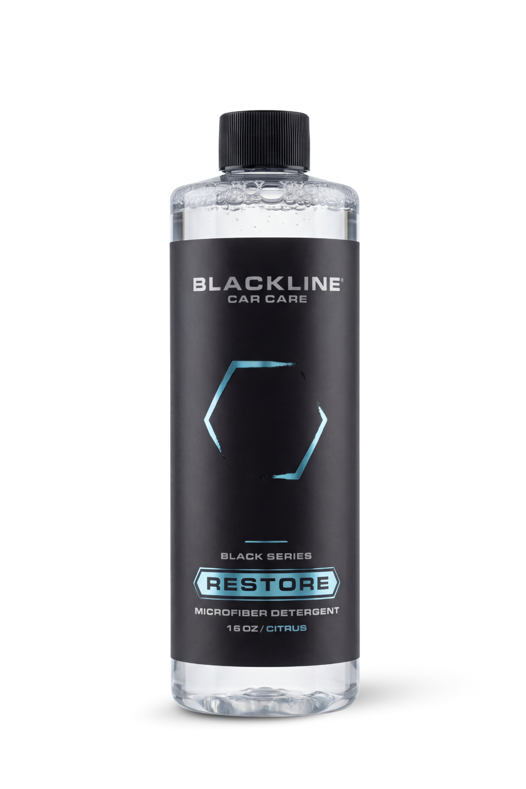 Blackline microfiber detergent