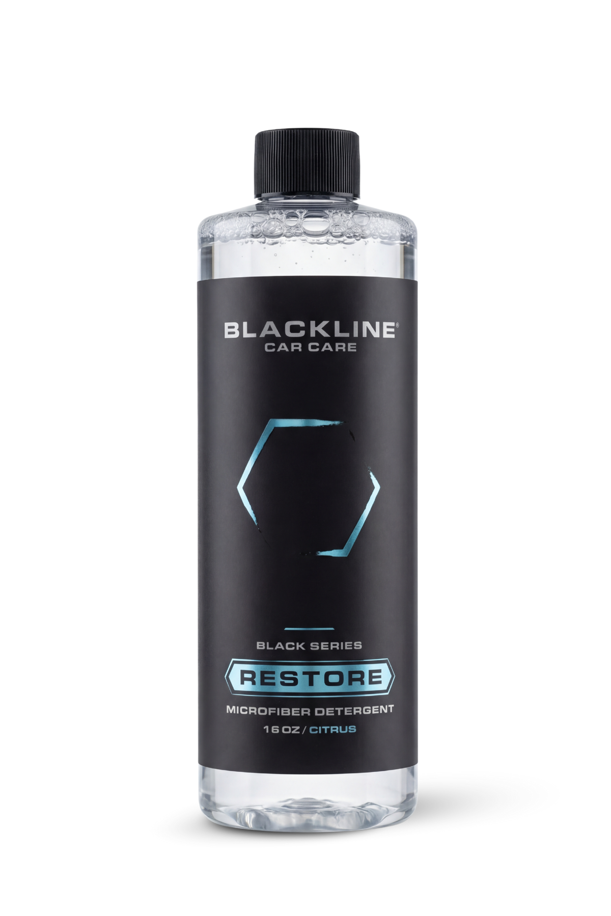 Blackline microfiber detergent
