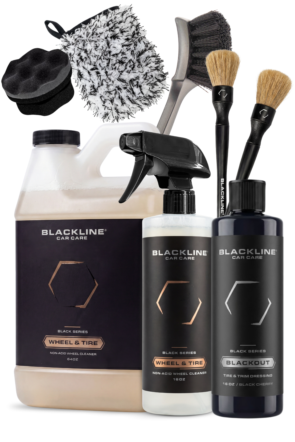 Blackline trim & tire dressing